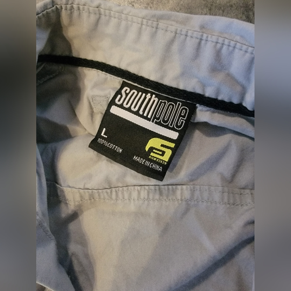 Y2k South Pole Button Up Large - image 7